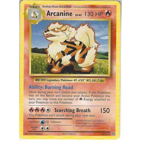 arcanine lv 45 price|pokemon arcanine price.